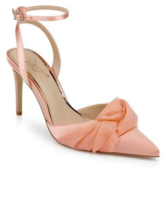 �W���E�F���_�O���C�~�V���J ���f�B�[�X �V���[�Y �p���v�X Jewel Badgley Mischka Women's Federica Evening Knot Pumps Peach Satin �s�[�`