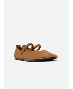 Jy[ fB[X V[Y pvX U[ Camper Right Nina Leather Flats Brown uE