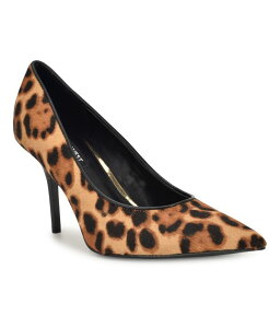 �i�C���E�F�X�g ���f�B�[�X �V���[�Y �p���v�X Nine West Women's Princesa Slip-On Stiletto Pumps Leopard Calf Hair �A�j�}��