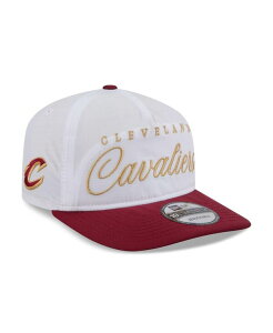 �j���[�G�� �����Y �A�N�Z�T���[ �X�q �i�C���� New Era Men's White/Wine Cleveland Cavaliers 2025 NBA Draft On-Stage Nylon 19TWENTY Adjustable Hat White Wine �z���C�g