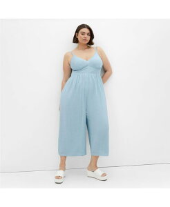 yz VeB[VbN fB[X WvX[c gbvX Plus Size Lara Jumpsuit Boho blue
