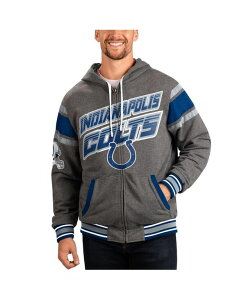 J[ oNX Y AE^[ WPbgEu] p[J[ WPbg G-III Sports by Carl Banks Men's Royal/Gray Indianapolis Colts Extreme Full Back Reversible Hoodie Full-Zip Jacket Royal O[
