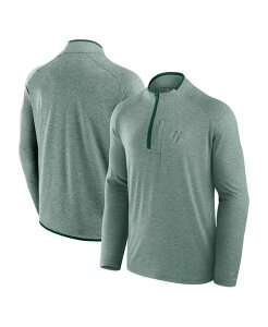 �t�@�i�e�B�N�X �����Y �A�E�^�[ �W���P�b�g�E�u���]�� ���b�N�l�b�N �W���P�b�g Fanatics Men'sGreen Michigan State Spartans Mock Neck Half-Zip Pullover Jacket Green �O���[��