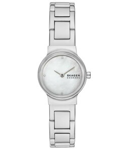 �X�J�[�Q�� ���f�B�[�X �A�N�Z�T���[ �r���v T�V���c Skagen Women's Freja Lille Silver Stainless Steel Watch 26mm Silver �V���o�[