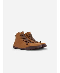 Jy[ fB[X V[Y u[cECu[c U[ Camper Peu Cami Nubuck Leather Medium Zip / Medium Elastic Brown uE