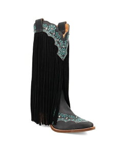 �f�B���S ���f�B�[�X �V���[�Y �u�[�c�E���C���u�[�c �X�G�[�h �u�[�c Dingo Women's Tequila Sunrise Suede Boot Black �u���b�N