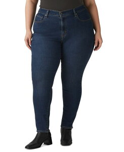 ���[�o�C�X ���f�B�[�X �{�g���X �f�j���p���c �v���X�T�C�Y �W�[���Y Levi's Trendy Plus Size 721 High-Rise Skinny Jeans Eternal Indigo Dark Tint �C���f�B�S