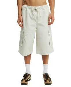 �R�b�g���I�� �����Y �{�g���X �n�[�t�p���c�E�V���[�c �V���[�g�p���c COTTON ON Men's Super Baggy Cargo Shorts Stone �X�g�[��