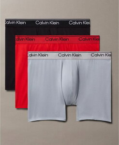 �J���o���N���C�� �����Y �A���_�[�E�F�A �{�N�T�[�p���c Calvin Klein Men's 3-Pack Micro Stretch Boxer Briefs Black/ Sleet / Adrenaline Rush �u���b�N