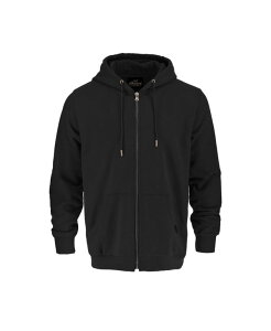 �\���O�b�h �����Y �A�E�^�[ �p�[�J�[�E�X�E�F�b�g �p�[�J�[ Thorogood Men's Heavyweight Full Zip Up Hoodie Black �u���b�N