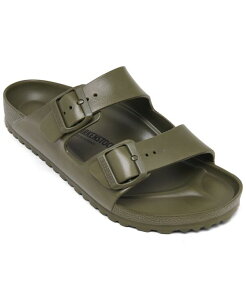 rPVgbN Y V[Y T_ Birkenstock Men's Arizona Essentials EVA Two-Strap Sandals from Finish Line Khaki J[L