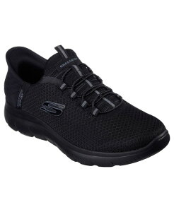 yz XPb`[Y Y Xj[J[ V[Y Men's Slip-Ins: Summits - High Range Wide Width Walking Sneakers from Finish Line Black