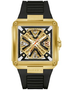 【送料無料】 ブロバ レディース 腕時計 アクセサリー Limited Edition 150th Anniversary Marc Anthony Men's Series X SE Automatic Black HNBR Rubber Strap Watch 39mm Black