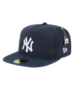 �j���[�G�� �����Y �A�N�Z�T���[ �X�q New Era Men's Navy New York Yankees Championship Side Flag A-Frame 59FIFTY Fitted Hat Navy �l�C�r�[