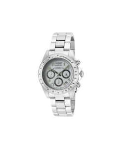 CrN^ Y ANZT[ rv Invicta Men's 17023 Speedway Quartz Chronograph White Dial Watch Silver Vo[