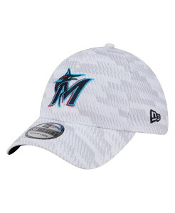 �j���[�G�� �����Y �A�N�Z�T���[ �X�q New Era Men's White Miami Marlins Graded 39THIRTY Flex Hat White �z���C�g