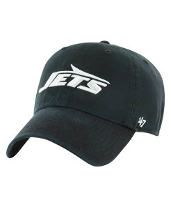 47 �u�����h �����Y �A�N�Z�T���[ �X�q '47 Brand Men's Black New York Jets Clean Up Tonal Adjustable Hat Black �u���b�N