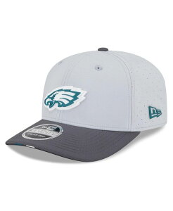 yz j[G Y Xq ANZT[ Men's Gray/Graphite Philadelphia Eagles 2025 NFL Training Camp 9SEVENTY Adjustable Hat Gray Graphite