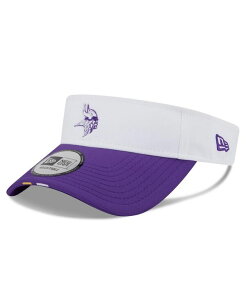 j[G Y ANZT[ Xq New Era Men's White/Purple Minnesota Vikings 2025 NFL Training Camp Adjustable Visor Hat White Purple zCg
