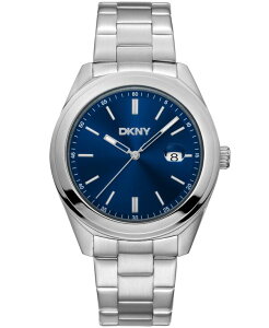 _i L j[[N Y ANZT[ rv TVc DKNY Men's Modernist Classics Dark Blue Stainless Steel Bracelet Watch 40mm Silver Vo[