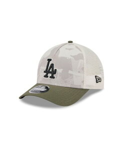 �j���[�G�� �����Y �A�N�Z�T���[ �X�q New Era Men's Light Beige/Olive Los Angeles Dodgers 2025 Armed Forces Day 9FORTY M-Crown A-Frame Adjustable Hat Light Beige Olive �I���[�u