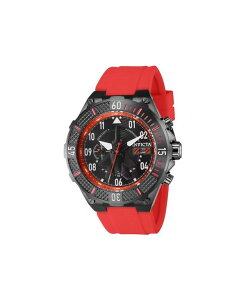�C���r�N�^ �����Y �A�N�Z�T���[ �r���v Invicta Men's 39897 Aviator Quartz Multifunction Black Dial Watch Red ���b�h