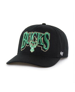 47 �u�����h �����Y �A�N�Z�T���[ �X�q '47 Brand Men's Black Milwaukee Bucks Every Time Past Champs Hitch Adjustable Hat Black �u���b�N