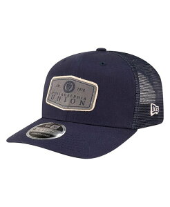 �j���[�G�� �����Y �A�N�Z�T���[ �X�q New Era Men's Navy Philadelphia Union Labeled 9SEVENTY Trucker Stretch-Snap Adjustable Hat Navy �l�C�r�[