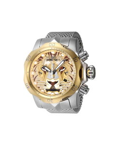 CrN^ Y ANZT[ rv Invicta Men's 48171 Venom Quartz Multifunction Antique Silver Gold Brown Copper Dial Watch Silver Vo[