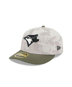 �j���[�G�� �����Y �A�N�Z�T���[ �X�q New Era Men's Light Beige/Olive Toronto Blue Jays 2025 Armed Forces Day Low Profile 59FIFTY Fitted Hat Light Beige Olive �I���[�u