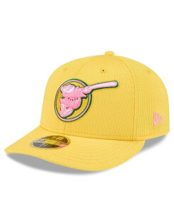 �j���[�G�� �����Y �A�N�Z�T���[ �X�q New Era Men's Yellow San Diego Padres City Connect Batting Practice Low Profile 59FIFTY Fitted Hat Yellow �C�G���[