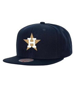 �~�b�`�F��&�l�X �����Y �A�N�Z�T���[ �X�q Mitchell & Ness Men's Navy Houston Astros Cooperstown Collection Basic Flip Snapback Hat Navy �l�C�r�[