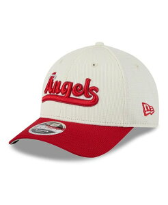 �j���[�G�� �����Y �A�N�Z�T���[ �X�q New Era Men's Cream/Red Los Angeles Angels City Connect Batting Practice 9FORTY M-Crown Adjustable Hat Cream Red �N���[��