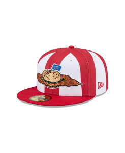 �j���[�G�� �����Y �A�N�Z�T���[ �X�q �L���b�v New Era Men's Red Fort Wayne Tin Caps Theme Nights 59FIFTY Fitted Hat Red ���b�h