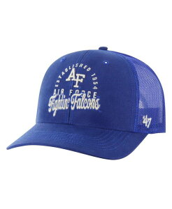 47 �u�����h �����Y �A�N�Z�T���[ �X�q '47 Brand Men's Royal Air Force Falcons Pitstop Trucker Adjustable Hat Royal
