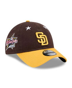 �j���[�G�� �����Y �A�N�Z�T���[ �X�q New Era Men's Brown/Gold San Diego Padres 2025 MLB All-Star Game 9TWENTY Adjustable Hat Brown Gold �u���E��