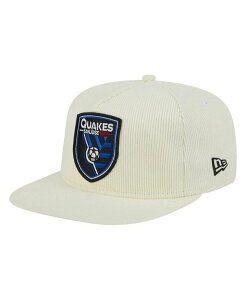 �j���[�G�� �����Y �A�N�Z�T���[ �X�q New Era Men's Cream San Jose Earthquakes 2025 Kickoff Snapback Golfer Hat Cream �N���[��