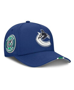 �t�@�i�e�B�N�X �����Y �A�N�Z�T���[ �X�q Fanatics Men's Blue Vancouver Canucks 2025 NHL Draft Authentic Pro On-Stage Podium A-Frame Adjustable Hat Blue �u���[