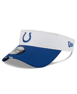 j[G Y ANZT[ Xq New Era Men's White/Royal Indianapolis Colts 2025 NFL Training Camp Adjustable Visor Hat White Royal zCg