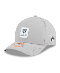 �j���[�G�� �����Y �A�N�Z�T���[ �X�q New Era Men's Gray Las Vegas Raiders 2025 Sideline M-crown 9FORTY Adjustable Hat Gray �O���[