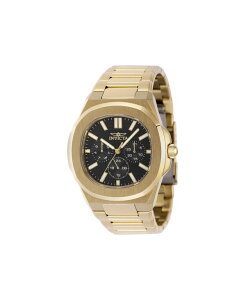 CrN^ Y ANZT[ rv Invicta Men's 48521 Speedway Quartz Chronograph Black Dial Watch Gold S[h