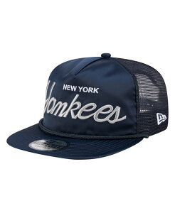 �j���[�G�� �����Y �A�N�Z�T���[ �X�q �T�e�� New Era Men's Navy New York Yankees Retro Satin Script Golfer Adjustable Hat Navy �l�C�r�[