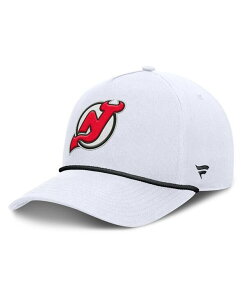 �t�@�i�e�B�N�X �����Y �A�N�Z�T���[ �X�q �W���[�W�[ Fanatics Men's White New Jersey Devils Rope A-Frame Adjustable Hat White �z���C�g