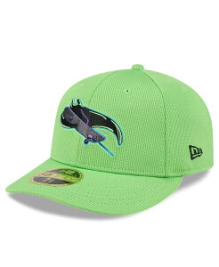 �j���[�G�� �����Y �A�N�Z�T���[ �X�q New Era Men's Neon Green Tampa Bay Rays City Connect Batting Practice Low Profile 59FIFTY Fitted Hat Neon Green �l�I����1