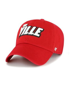 47 �u�����h �����Y �A�N�Z�T���[ �X�q '47 Brand Men's Red Louisville Cardinals Clean Up Adjustable Hat Red ���b�h
