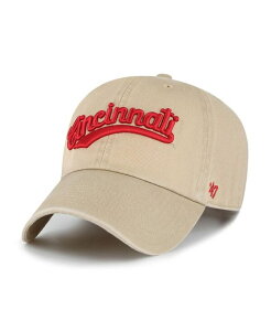 47 �u�����h �����Y �A�N�Z�T���[ �X�q '47 Brand Men's Tan Cincinnati Bearcats Vault Clean Up Adjustable Hat Tan �^��
