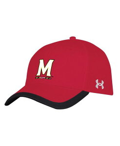 A_[A[}[ Y ANZT[ Xq Red Under Armour Men's Red Maryland Terrapins Sideline Blitzing Accent Adjustable Hat