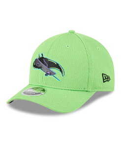 �j���[�G�� �����Y �A�N�Z�T���[ �X�q New Era Men's Neon Green Tampa Bay Rays City Connect Batting Practice 9FORTY M-Crown Adjustable Hat Neon Green �l�I����1