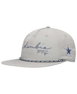 �R�����r�A �����Y �A�N�Z�T���[ �X�q Columbia Men's Gray Dallas Cowboys PHG Back Tack Adjustable Hat Gray �O���[