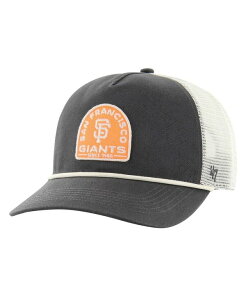 47 �u�����h �����Y �A�N�Z�T���[ �X�q '47 Brand Men's Charcoal San Francisco Giants Cypress Trucker Hitch Adjustable Hat Charcoal �`���R�[��